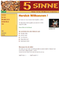Mobile Screenshot of 5-sinne.com